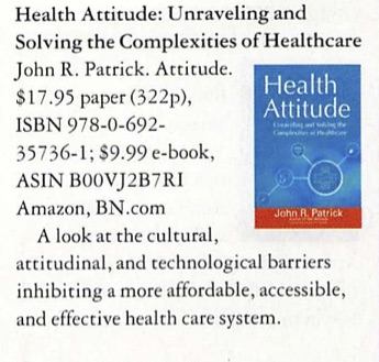Health Attitude Clip from Publishers Weekly