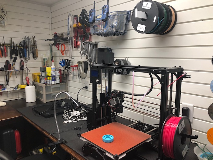 3-D Printer in shop