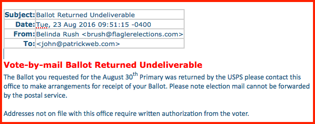 Elections Office email