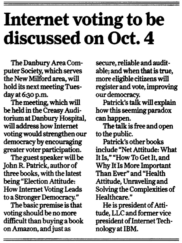 Internet Voting at DACS