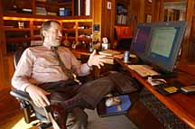 John Patrick at home office